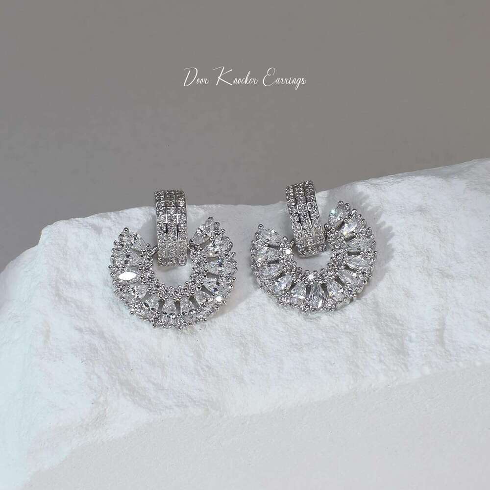 stal Knot Women, Gold Geometric Drop Dangle Earrings for Prom Wedding Bridesmaid Jewelry Gift