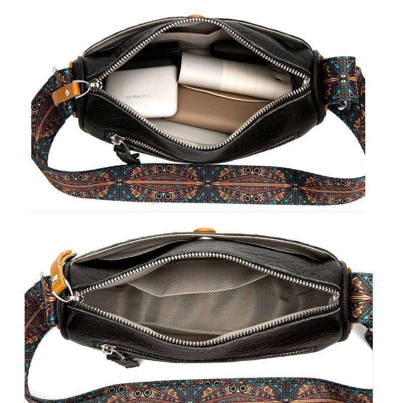 2023 New Cowhide Soft Leather Zero Wallet Fashion Versatile Crossbody Bags For Women Messenger Bag Coin Purse