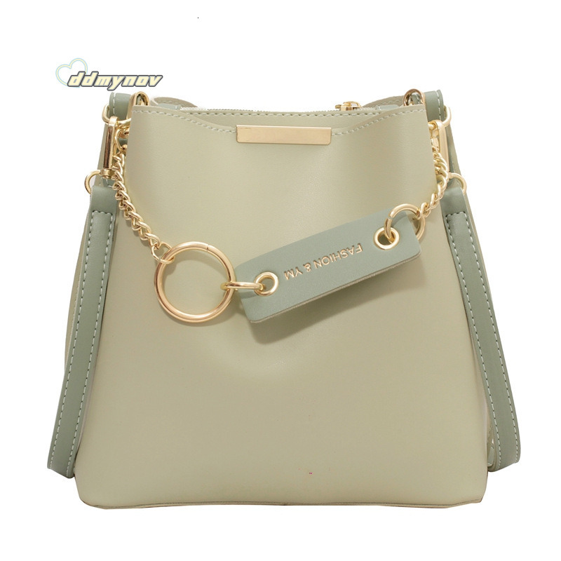 Bucket for Women New Versatile Handbag Fashion Trendy Stylish Shoulder PU Crossbody Bag ddmynov