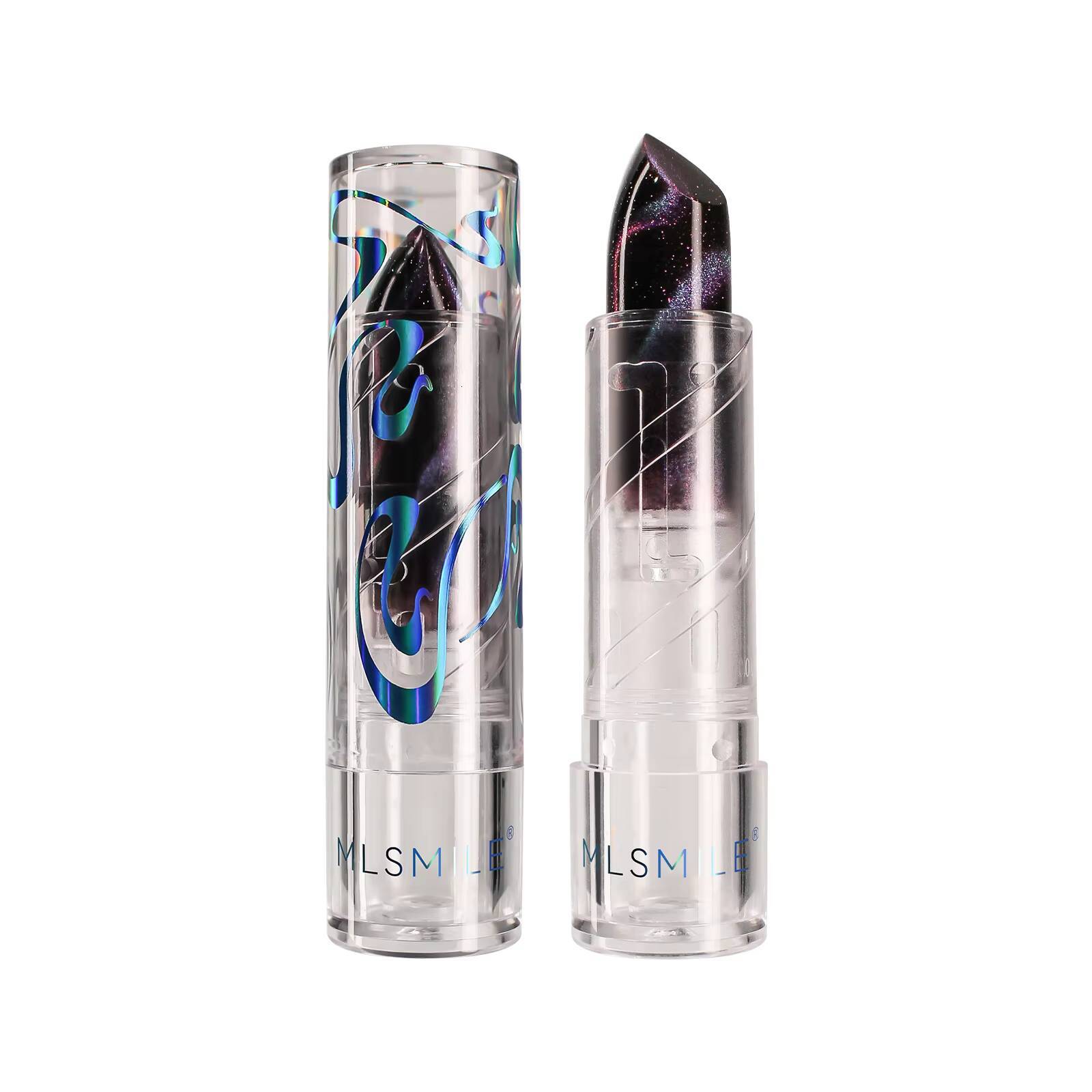 Cat-Eye Color-Changing Lipstick Temperature-Sensitive, Moisturizing Formula | Unique Shimmer for a Bold, Dynamic Look happy