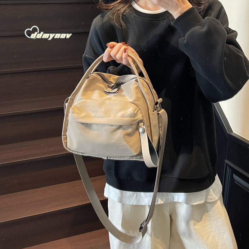 New Simple Lightweight Casual for Women Fashion Versatile Oxford Cloth Ladies Crossbody Bag Shoulder Handbag Commuter ddmynov