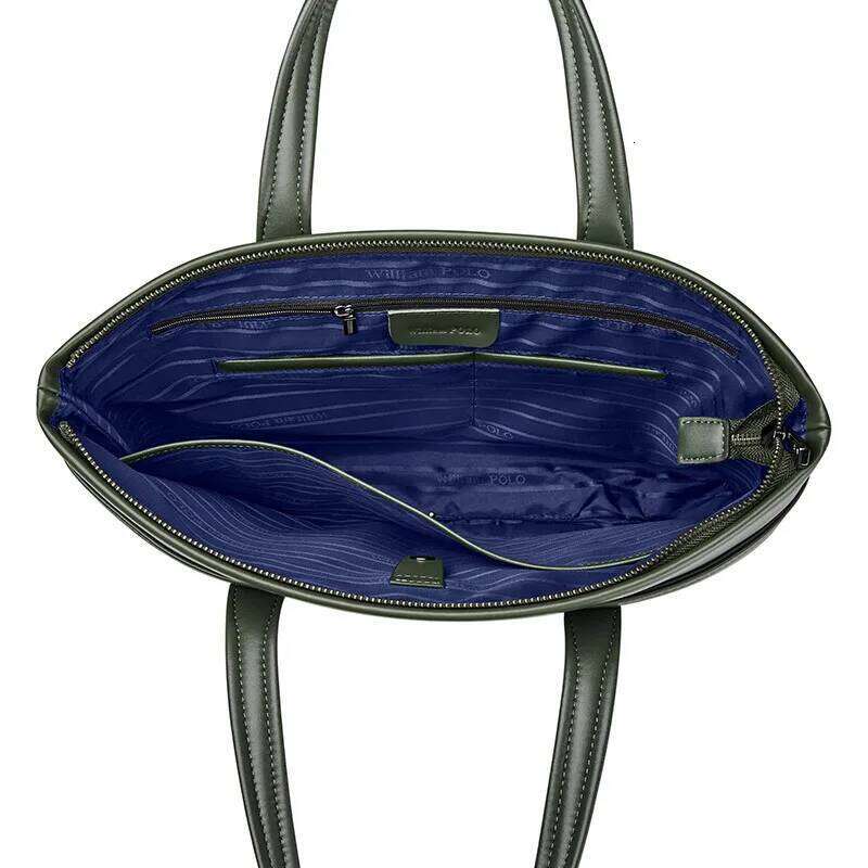 Men's leather briefcase, fashionable high-end shoulder bag, personalized and trendy backpack