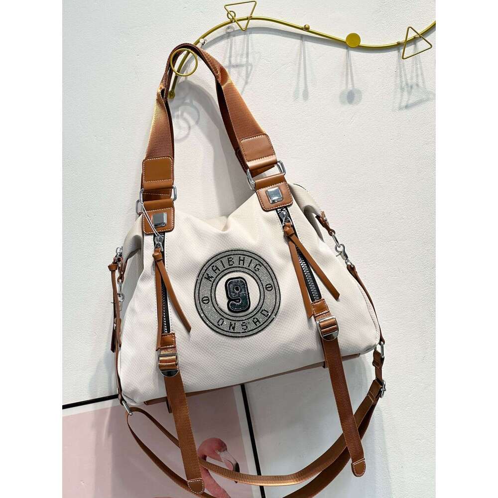 2024 New Fashion Diamond-Encrusted French Style High-End Tote Single Shoulder Crossbody Versatile Large Capacity Women's Bag