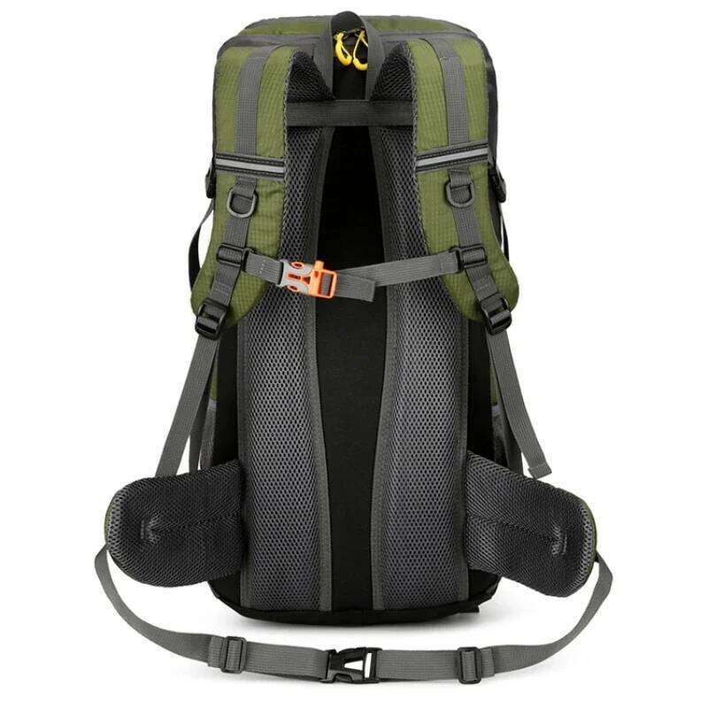 2025 New Outdoor Sports Backpack Mountaineering Large Capacity 50L Men And Women Hiking Camping Travel Shoulder Bag