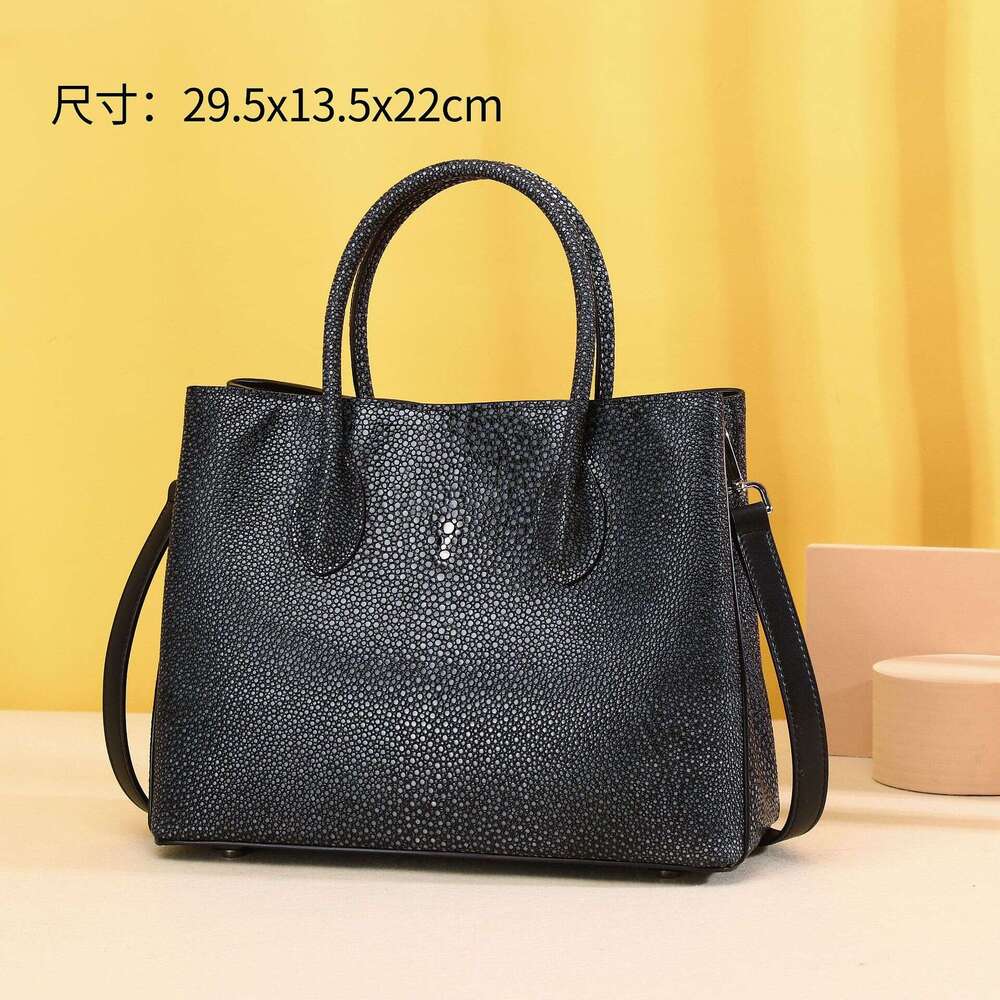 Fish New Smooth Pearl Pattern Garden High-end Shoulder Crossbody Bag Classic Women's Handbag