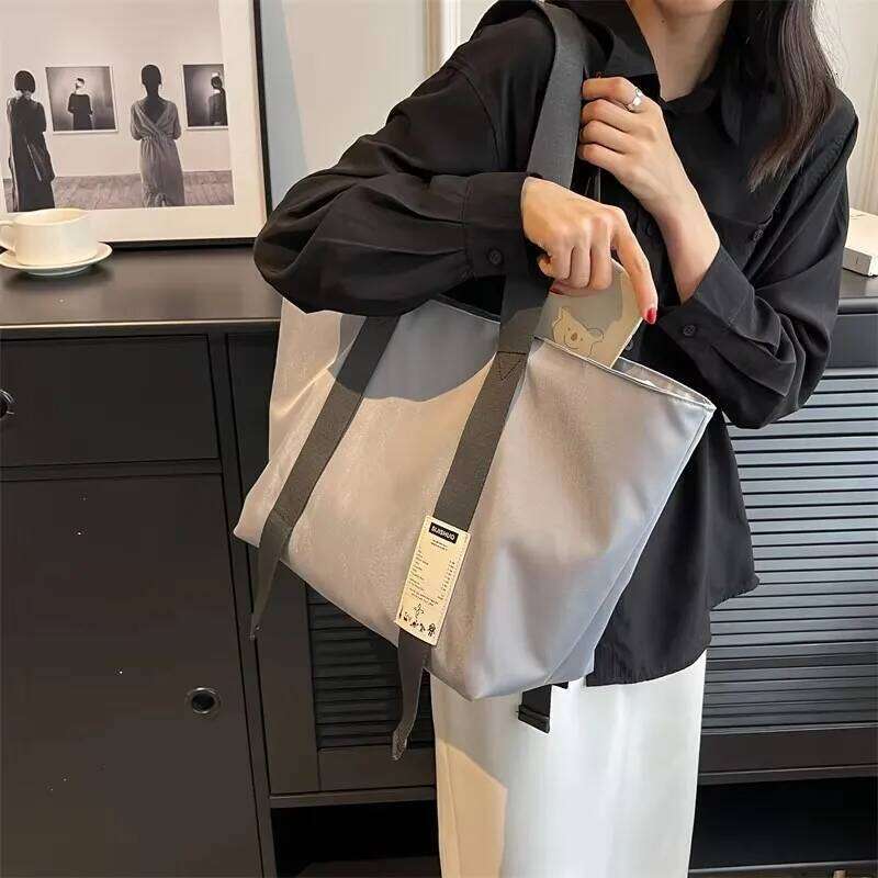 Oversized Tote Bags For Women 2023 Designer Shoulder Bag Quality Oxford Fabric Multi Pockets Large Capacity Shopper Totes