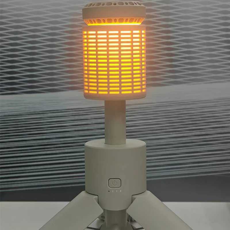 Folding Camping Light Portable Telescopic Lanterns Built-in 10000mAh Outdoor Waterproof Magnetic Lamp With Triangle Stand Base W250613