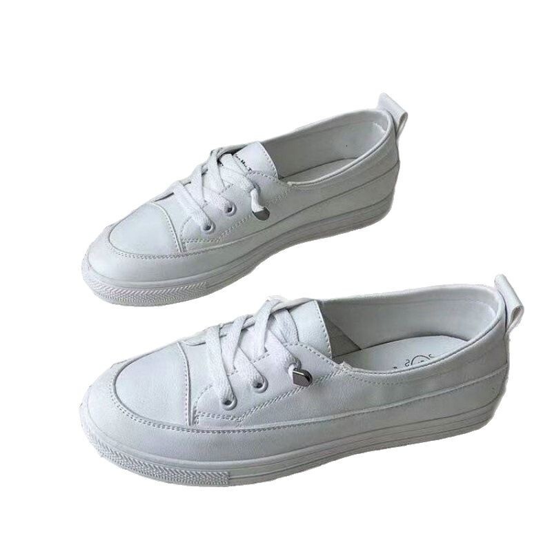 Ddmysports New Summer Versatile Niche Super Popular Thick Soled Canvas Women S Casual Two Way Slip On White Shoes Outdoor Shoes