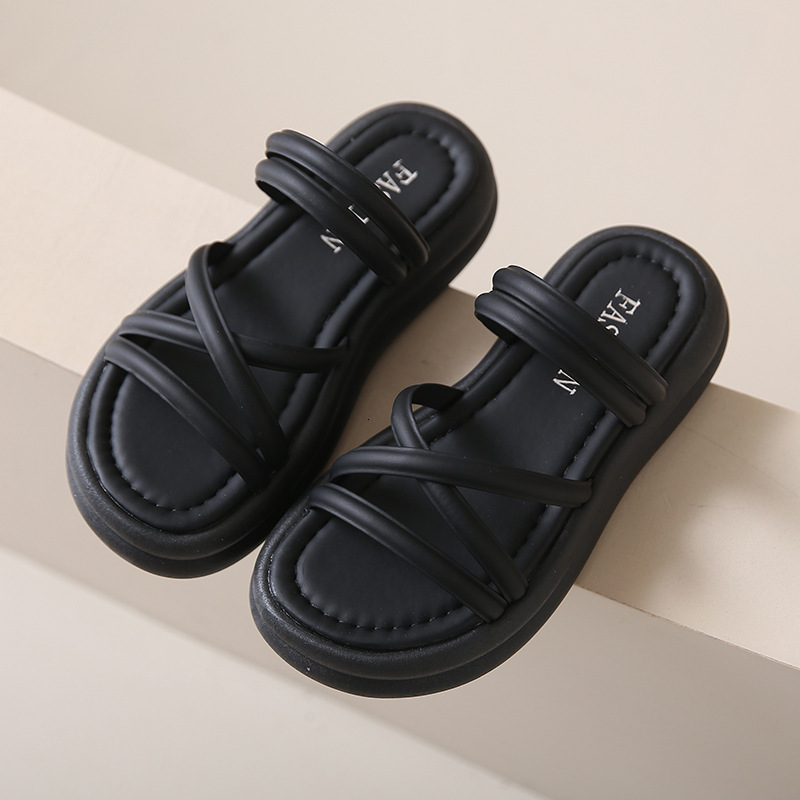 Ddmyoutdoor Thick Soled Women Summer Outdoor Wear New Two Way Fairy Style Suitable For Dresses Maternity Beach Sandals Outdoor Shoes