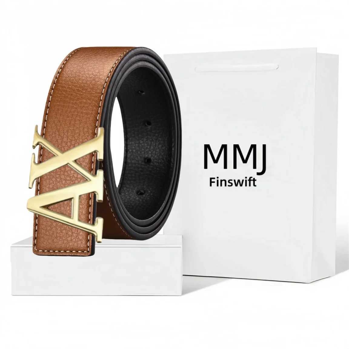 2025 New Luxury High Quality Letter Slide Buckle Designer Belts Men Genuine Leather Famous Brand 3.5cm Cowksin Ceinture Hme X250614