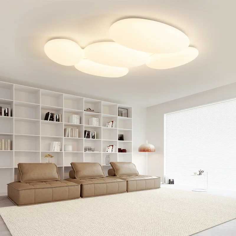 Nordic Minimalist Ceiling Lamp design milky white light For Bedroom children Light Restaurant decoration aesthetic room lightingXJ2500613