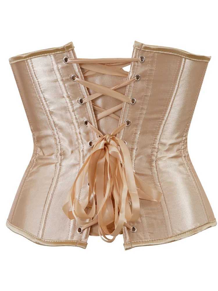 Women Corset Wide Belt Back Bandage Slim Waist Body Shaper Bustiers Gothic Punk Vintage Tank Tops XJ250614