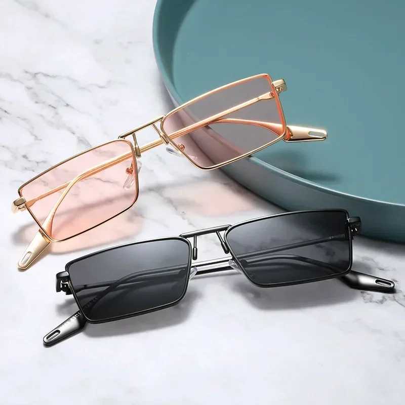 Vintage Narrow Small Sunglasses Women Luxury Brand Metal Frame Sun Glasses Rectangle Driving Eyeglasses Fishing Eyewear Men 2023 Z250614