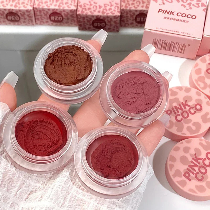 Canned Lip Mud Lip Glaze Lipstick r Velvet Matte Mousse Solid Lip Gloss Tint Lasting Makeup Korean Cosmetic with Brush 250614
