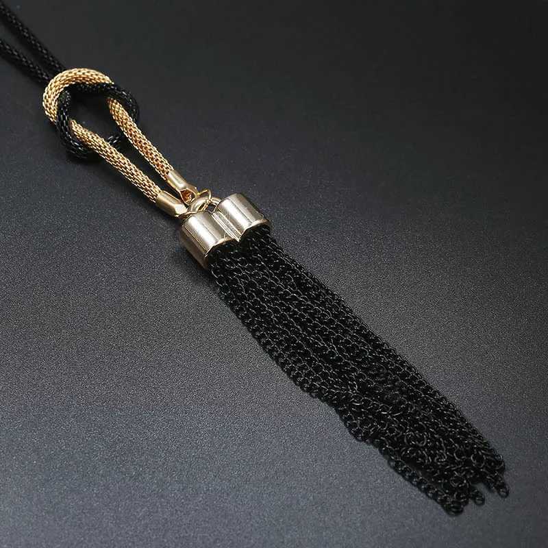 New Arrival Female Pendant Necklace Tassel Long Winter Sweater Chain Necklace for Women Necklaces Wholesale Sales Collar Z250614
