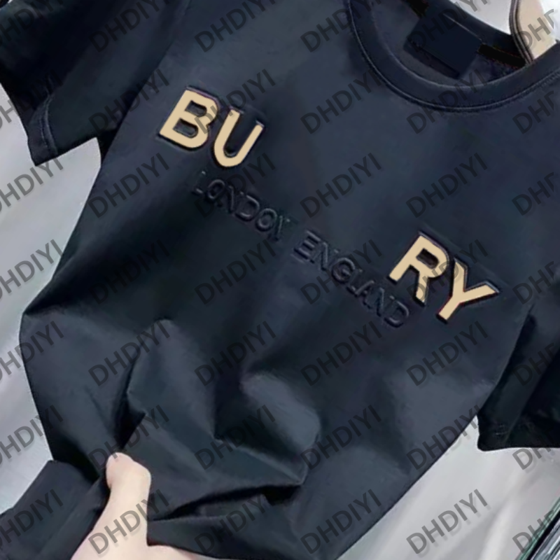 Designer Mens T-shirt 3D Letters Classic Europe an and American popularity Monogrammed Male Fem ale Shirts Cotton Casual Asian size
