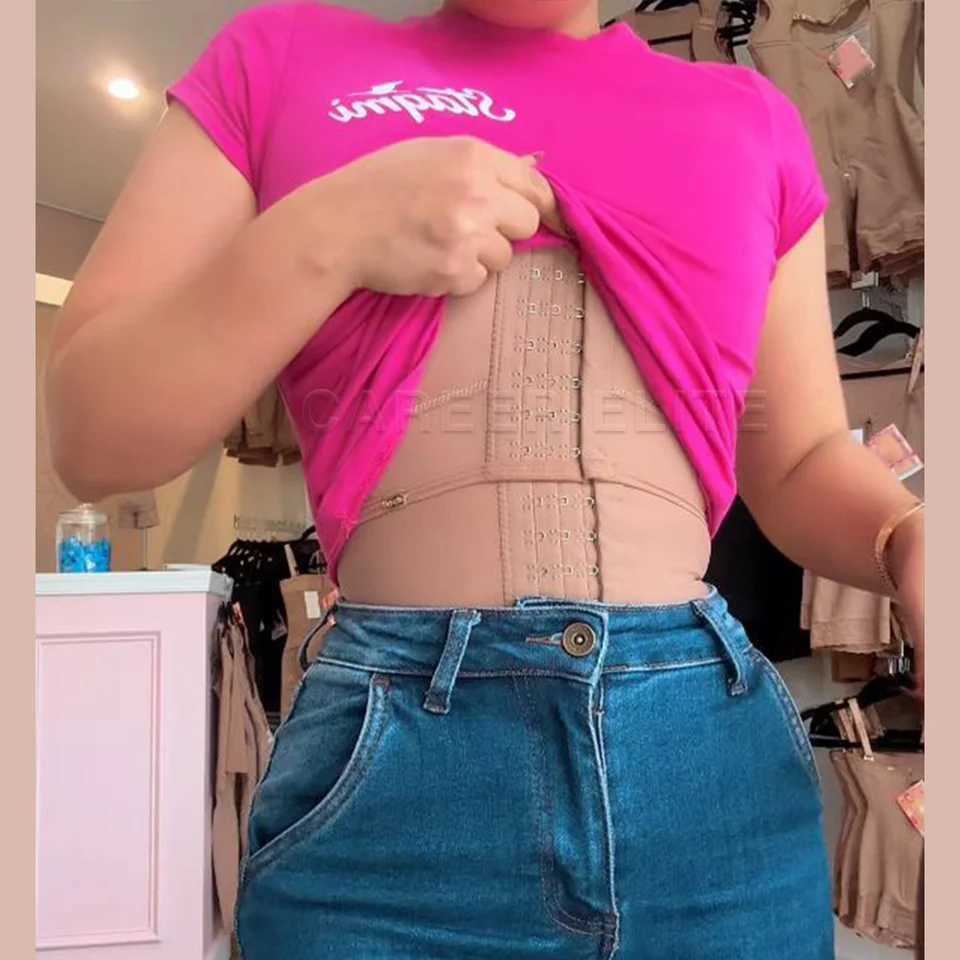 Colombian Full Body Shaping Corset for Women Firm Control Shapewear Bodysuit Slim Compression Undergarment for Special Occasions XJ250614