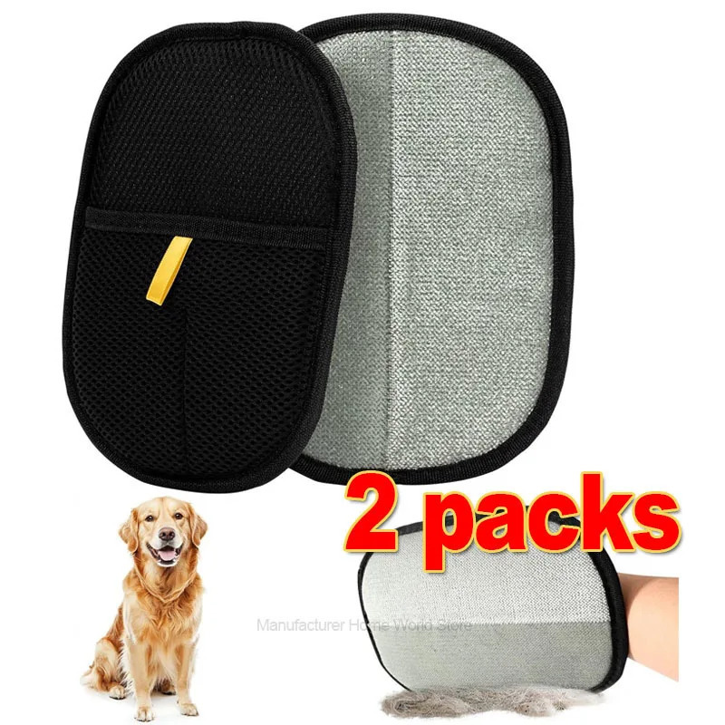 12pcs Pet Hair Remover Cat Gloves Double-Sided Fur Gloves Cat Dog Grooming Gloves for Washing Deshedding Cleaning Carpets Sofas 250614