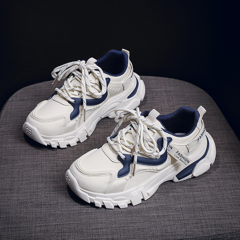 Ddmysports Women S Sneakers Autumn New Breathable Ins Korean Style Versatile Thick Soled Casual Dad Shoes Outdoor Shoes