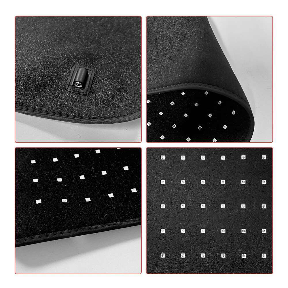 Red Therapy Pad Body 31" X 11" Dual Chip 660Nm 850Nm LED Infrared Light Device For Waist Back Shoulder Muscle Relax