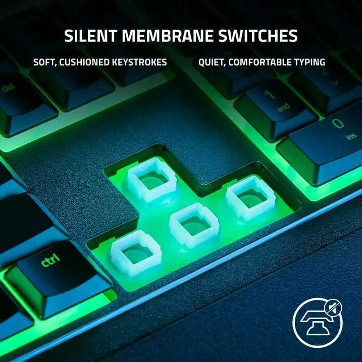 Razer Ornata V3 X Full-Size Wired Membrane Gaming Keyboard for PC X250614