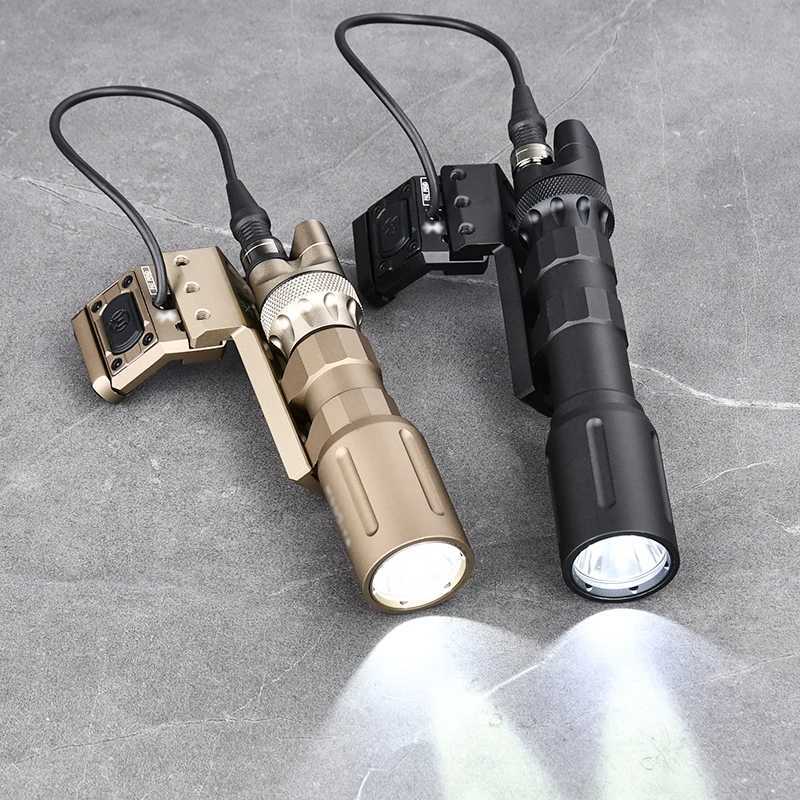 KDA Scout PLH-V2 Tactical LED High Power Flashlight Metal PLHv2 Weapon Light Mod button Switch Hunting Offset Mount BaseXJ250613
