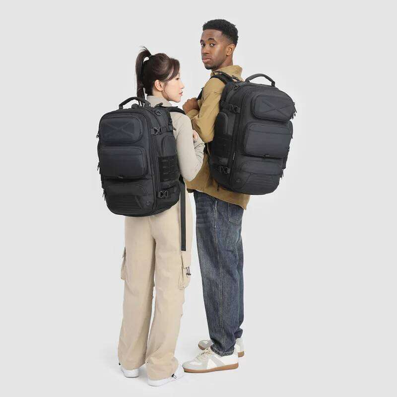 Ozuko Men's Backpack Outdoor Multi Functional Travel Large Capacity Waterproof Separate Shoe Compartment Business Bag