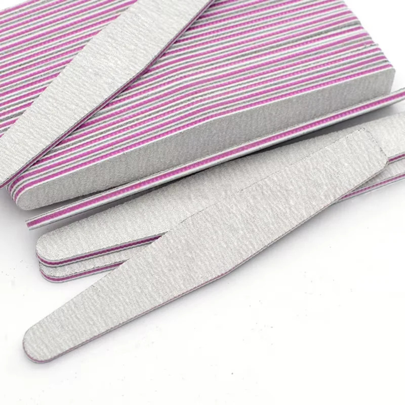 25pcs Professional Nail Supplier Custom Printed Nail File Buffer Beauty Salon Nail Manicure File 100/180 250605