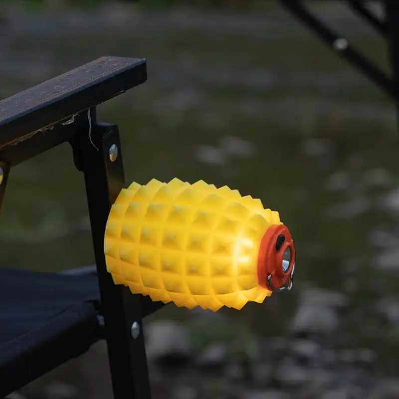 Lamp Shade Compact Camping Covers Aesthetic Ambient Pineapple Shape Lampshade For Hiking Men Adventures Travel Outdoor W250613