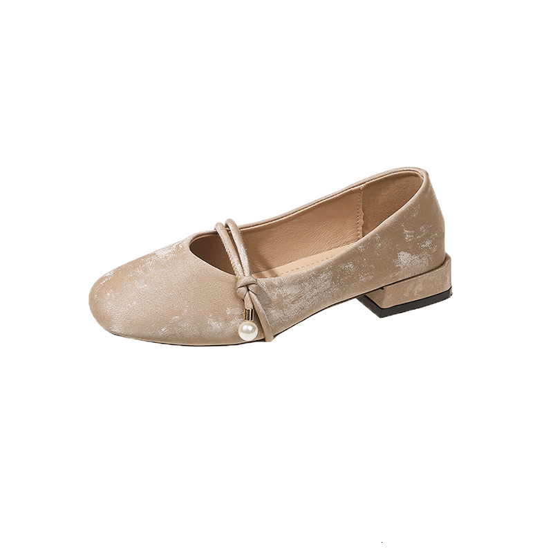 Ddmyoutdoor Mary Jane Fairy Dress Shoes For Women New Spring Autumn Gentle Flat Grandma Loafers Outdoor Shoes