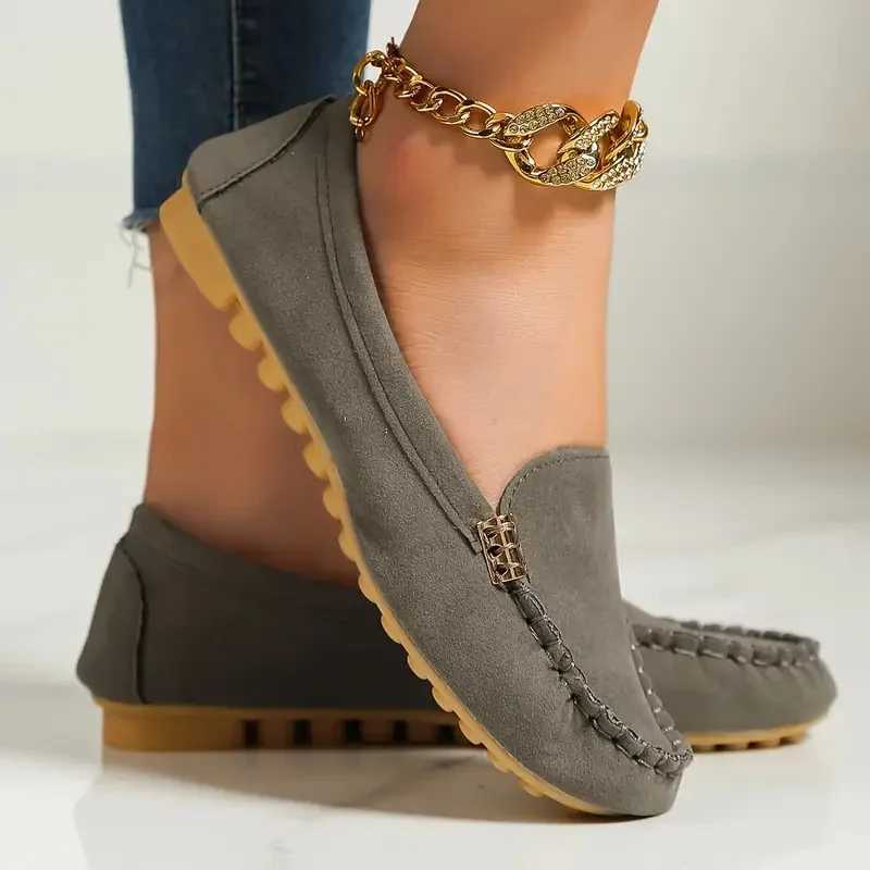 Women Casual Shoes 2024 New Spring and Autumn Flat Loafers Shoes Women Fi N-slip Soft Denim Flat Shoes Womens Shoes XJ250614