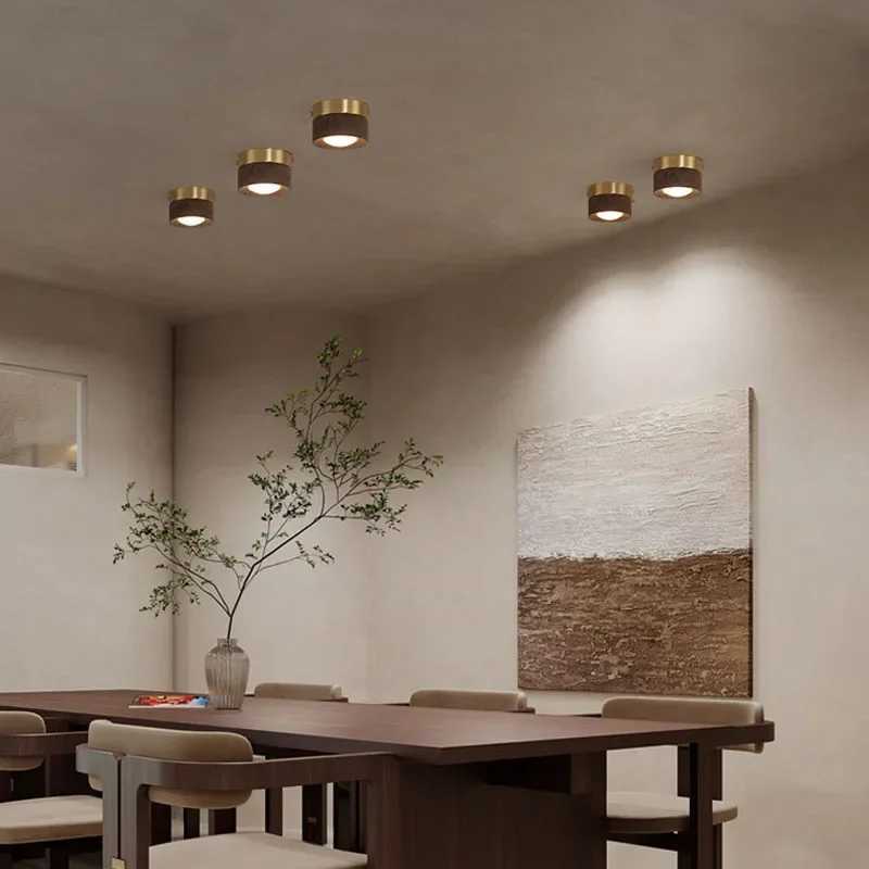 Chinese Style lamp Luxury Ceiling Light Retro Living Room Corridor Tube Light Japanese Style Light and Dark Ceiling SpotlightsXJ2500613