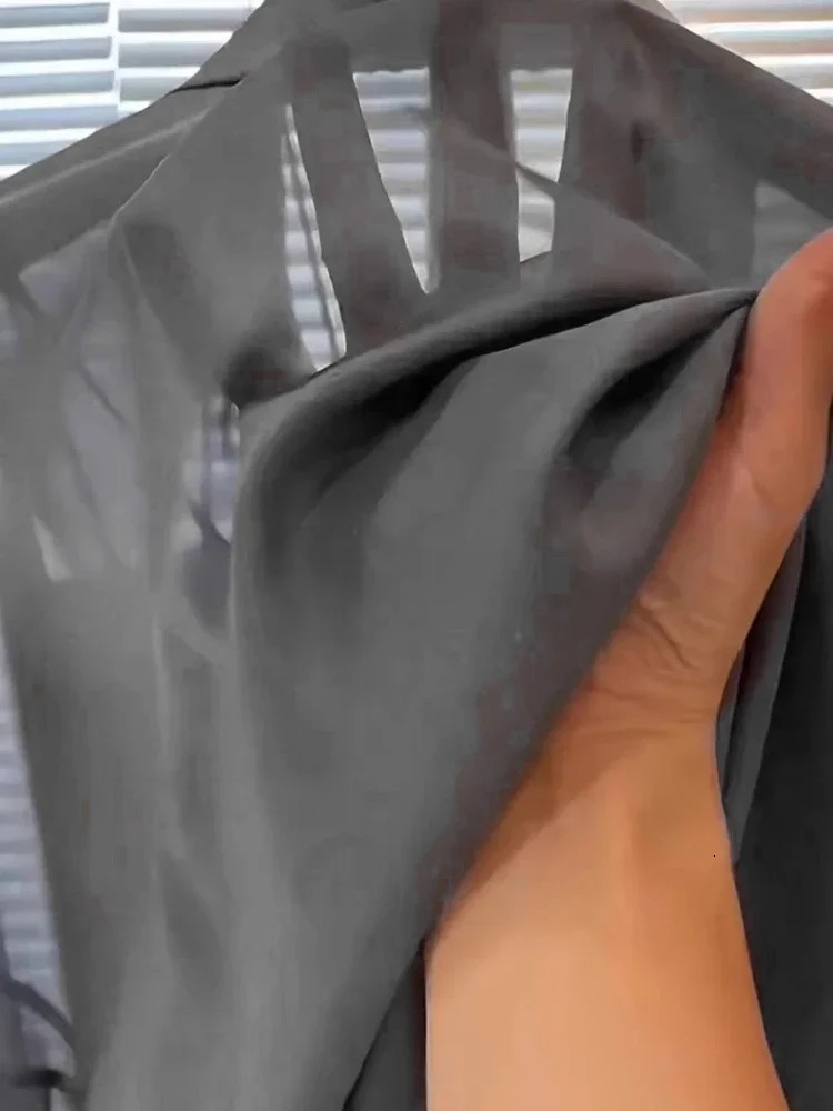 Plus Size Womens Shirts Summer Breathable and SunProof Ice Silk with Button Thin Loose Sheer Chiffon Blouses Long Sleeve 250614