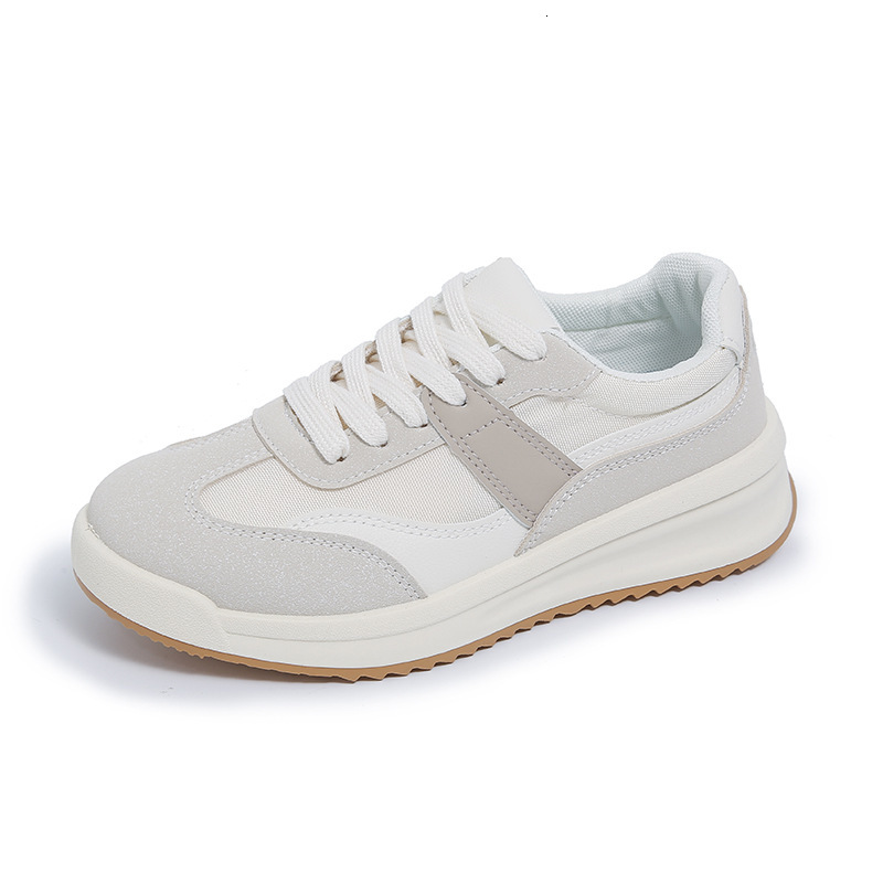 Ddmysports White Sneakers For Women Spring New Korean Style Ins Female Students Casual Sports Versatile Board Shoes Street Shooting AG Outdoor Shoes