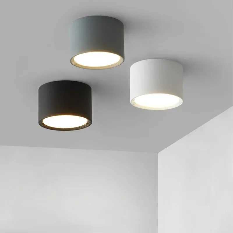 Nordic Round Surface Mounted Downlight LED Small Ceiling Light Spotlight Hallway Entrance Light Aisle Light Indoor Lighting XJ2500613
