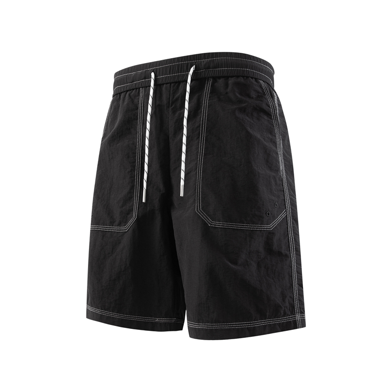 Men's Shorts, Designer Style, Summer Casual and Fashionable, Loose Straight-Leg Five-Inch Shorts, Quick-Drying, Loose Workwear Shorts, Thin Style