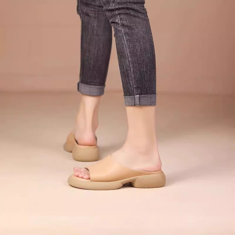 Ddmysports Lightweight Thick Soled Sandals New Summer Flat Slippers Casual Comfortable Soft Women S Shoes Outdoor Shoes