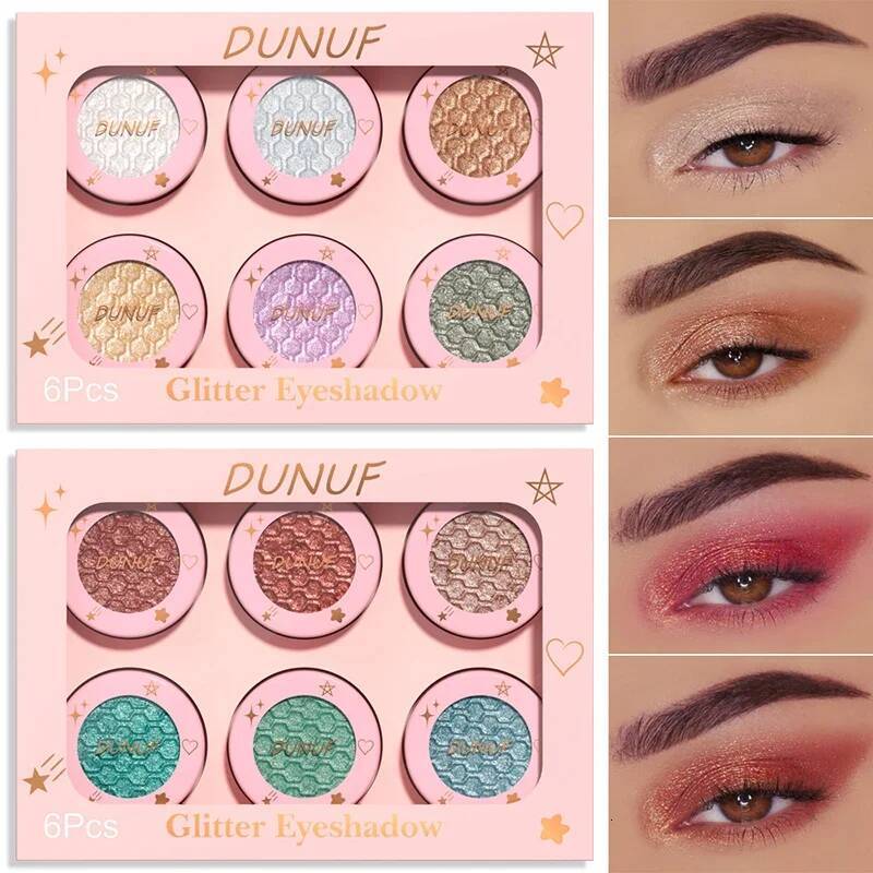 12 Color Mashed Potato Shadow Set High Pearlescent Glitter Shimmer Shining Eyeshadow Pallete Chameleon Brighten Eye Cosmetic