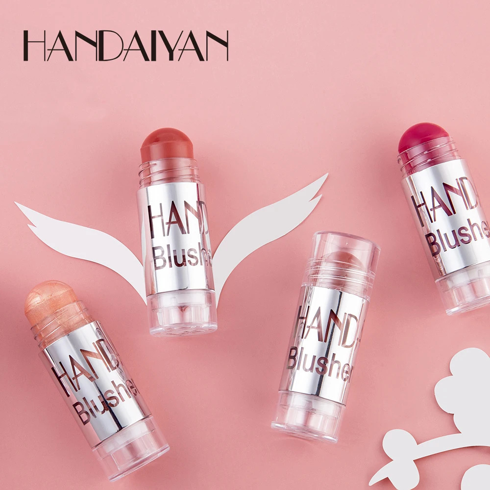 HANDAIYAN MATTE CREAM BLUSH STICK ROUGE PEN SOLID BALM FOR CHEEKS EYES AND LIPS Natural makeup long-lasting 250614