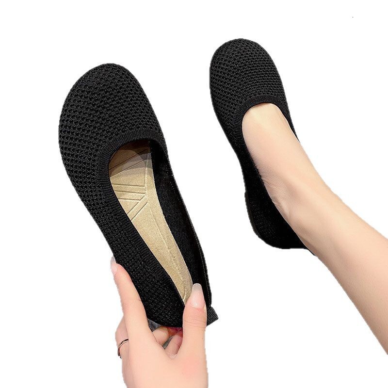 Ddmyoutdoor Ddmyoutdoor Old Beijing Cloth Work For Women Soft Sole Comfortable Office Flat Versatile S Shoes Spring Hollow Mesh Sandals Outdoor Outdoo