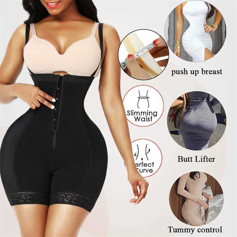 High Waist Colombianas Fake Ass Butt Lifter Hip Pads Enhancer Corset Shapewear Body Shaper Push Up Thigh Trimmer XJ250614