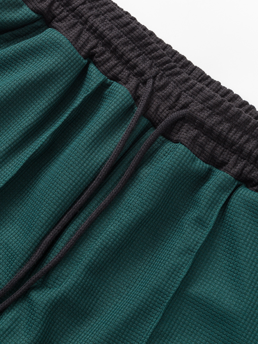 Sportswear Set Casual Sportswear two-piece set of short sleeves and shorts summer loose casual color-blocked beach shirt suit S-3xl