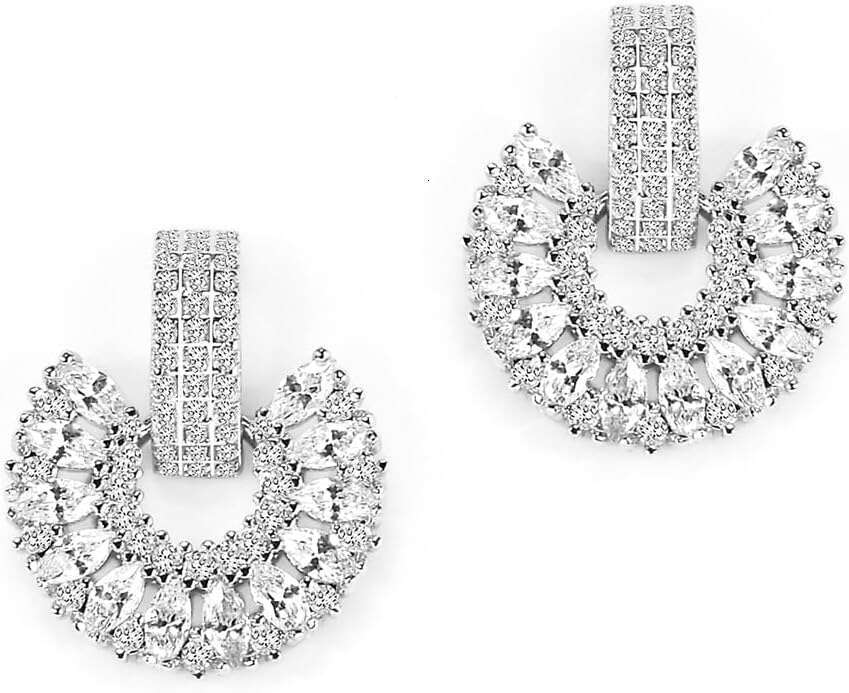 stal Knot Women, Gold Geometric Drop Dangle Earrings for Prom Wedding Bridesmaid Jewelry Gift