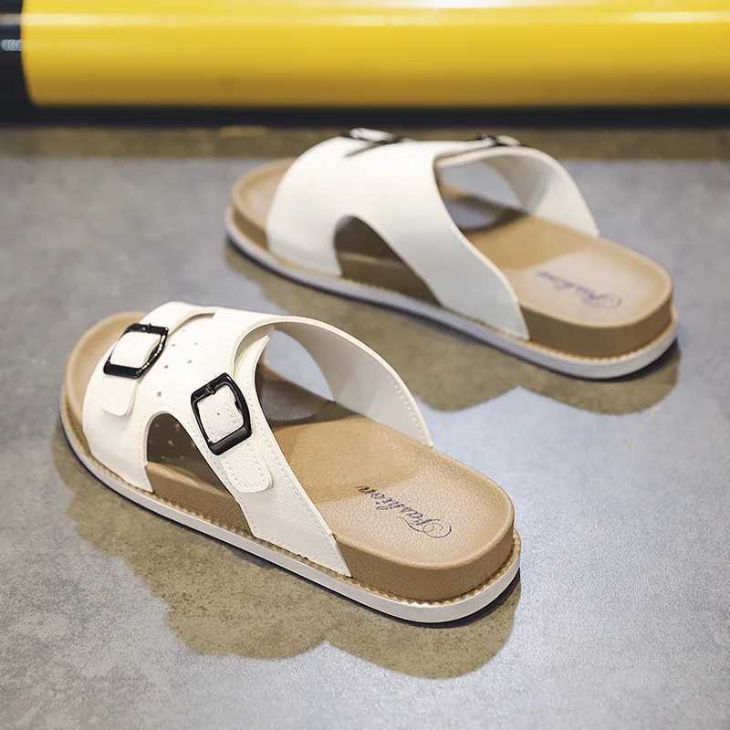 Man Leather Sandal for Men Beach Sandals Men 2025 Mens Shoes Mens Comfortable Slipper Original s Shoes Summer Z250614