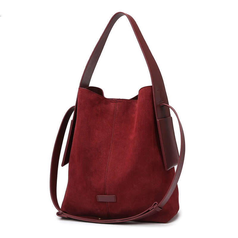 Bucket Women Spring Fashion Embossed Shoulder Bag Large Capacity High-End Handbag For Work Commute