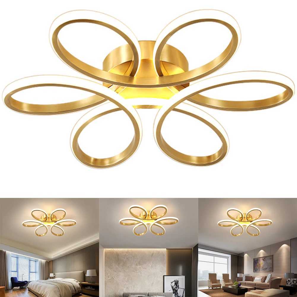 Modern LED Flower Ceiling Lights LED Aisle Ceiling Lamp 12W Three Colors Living Room Corridor Light Luminaire Home Office Decor XJ2500613