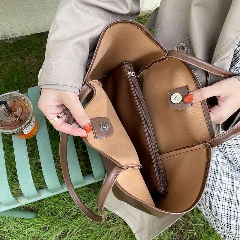 Casual Big Women Totes Designer Female Shoulder Bags Soft Pu Leather Composite Bag Lady Purses And Handbags Large Capacity Black