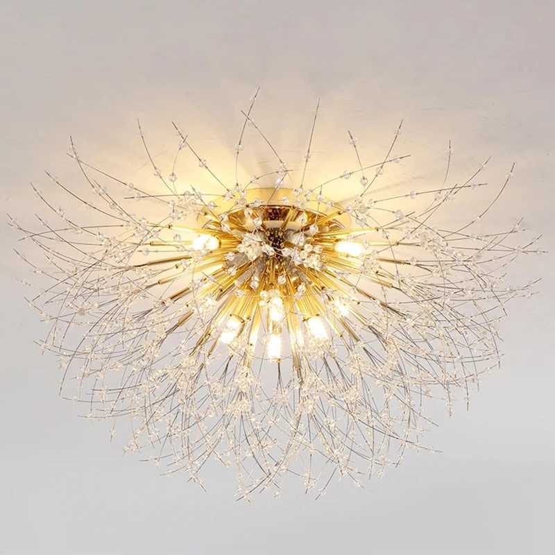 Dandelion Crystal Chandelier Nordic Modern Living Room Dining Room Bedroom Ceiling Light Room Light Fireball Decorative LightXJ2500613