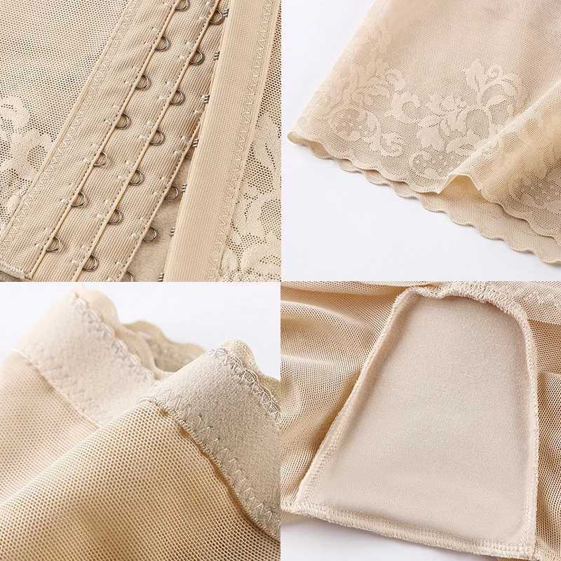 High-rise Waist Control Panties Women Postpartum Body Shaper Tummy Slimming Underwear Hip Lift Shorts Breasted Shapewear XJ250614