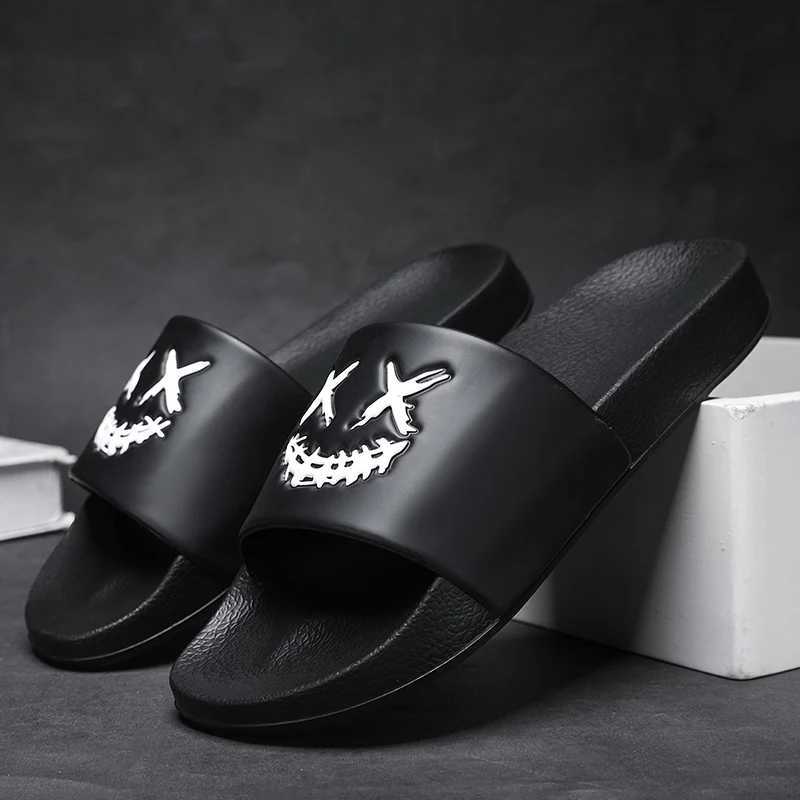 Soft Home Men Slippers Couple Summer Indoor Skid Proof Bathroom Slippers Sandals Hotel Color Men Flip Flops Flat Shoes Size 39-46 Z250614